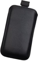 Samsung Galaxy S9 - Insteek Cover Echt Leer Zwart