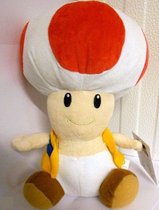 Toad pluche rood 26 cm