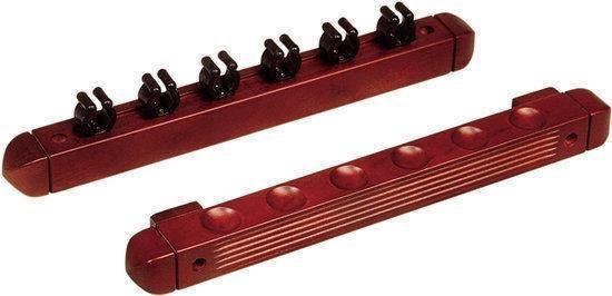 Cue rack for 6 cues Mahogany
