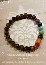 Chakra armband  Tijgeroog