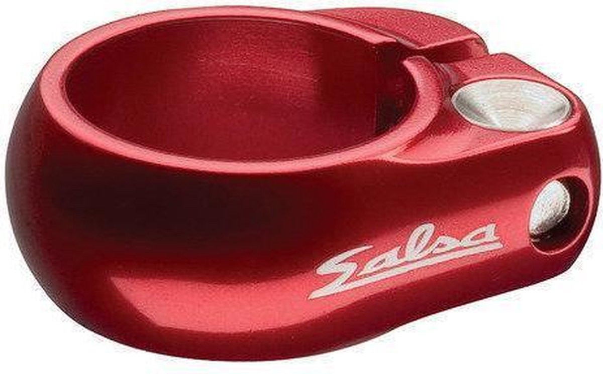 Vluchtig Boven hoofd en schouder waardigheid Salsa Lip-lock zadelklem rood - Diameter 35,0 mm | bol.com
