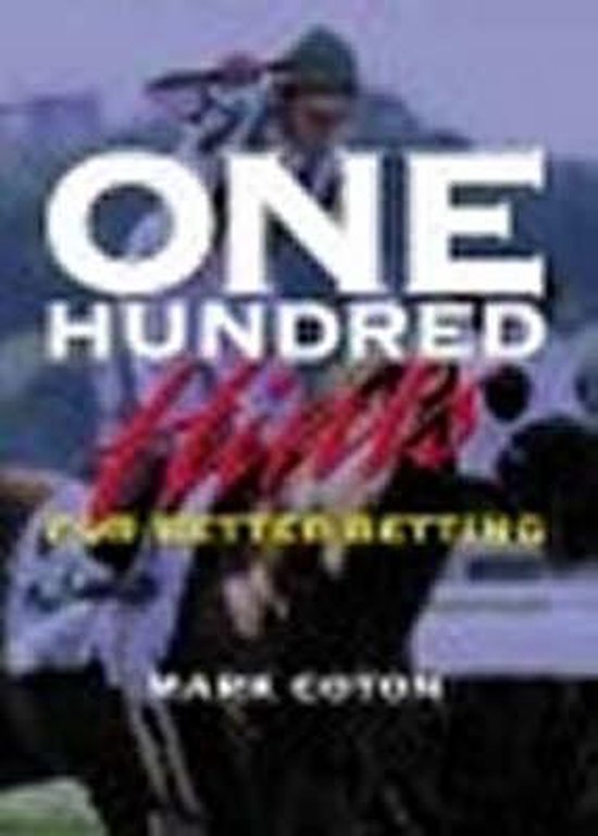 One Hundred Hints for Better Betting - cover