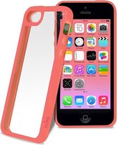 Puro Clear Cover Pink / Transparant voor Apple iPhone 5C