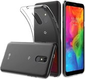 LG Q7 hoesje - Soft TPU case - transparant