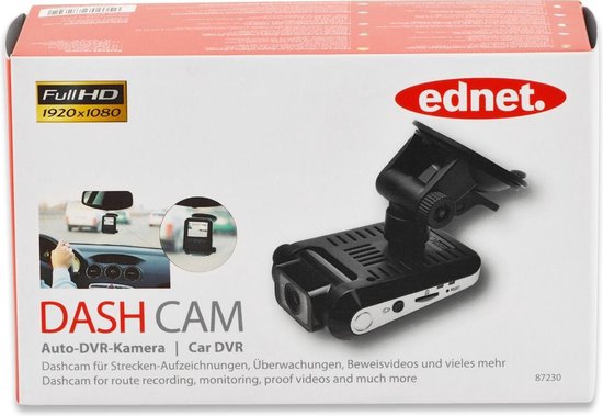 Dash-Cam Ednet Full HD 1080p, integrierte Aufzeichnung | bol.com