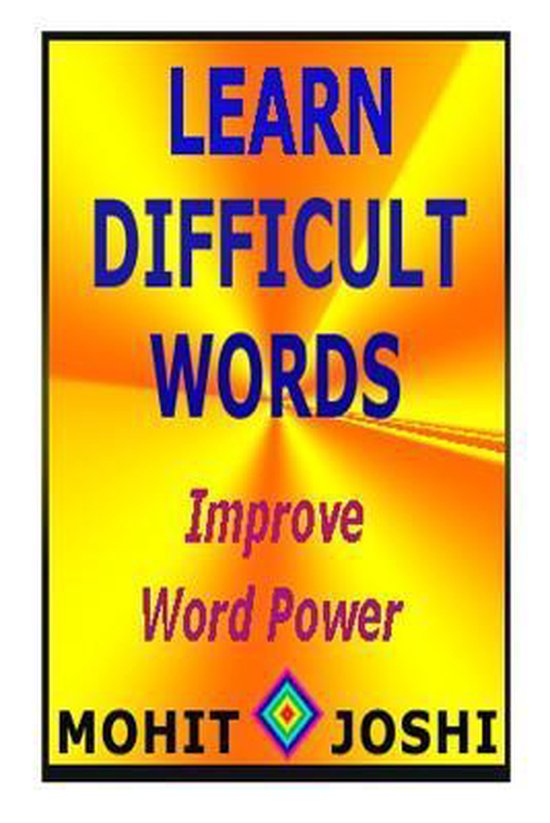 Learn Difficult Words - cover