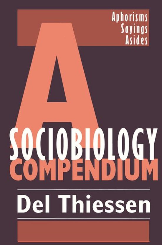 A Sociobiology Compendium - cover