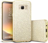 Samsung Galaxy S8 Hoesje - Glitter Backcover - Goud