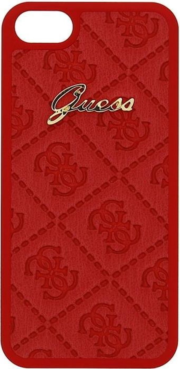 Guess Scarlett Back Case - Geschikt voor Apple iPhone 5/5S - Rood