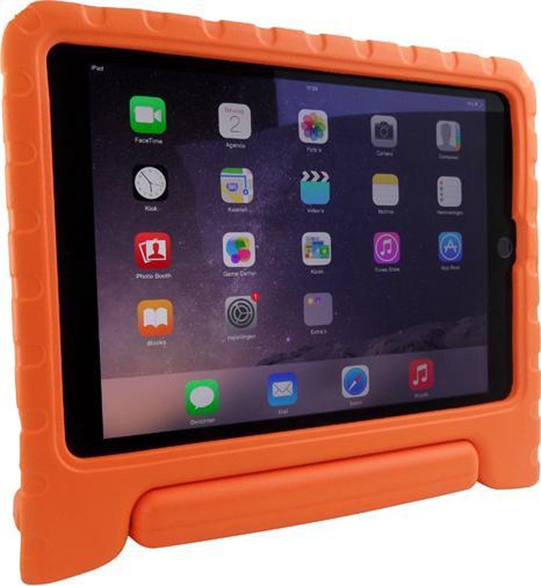 iParts4u Kinder geschikt voor iPad Air 2 hoes Kids cover Oranje