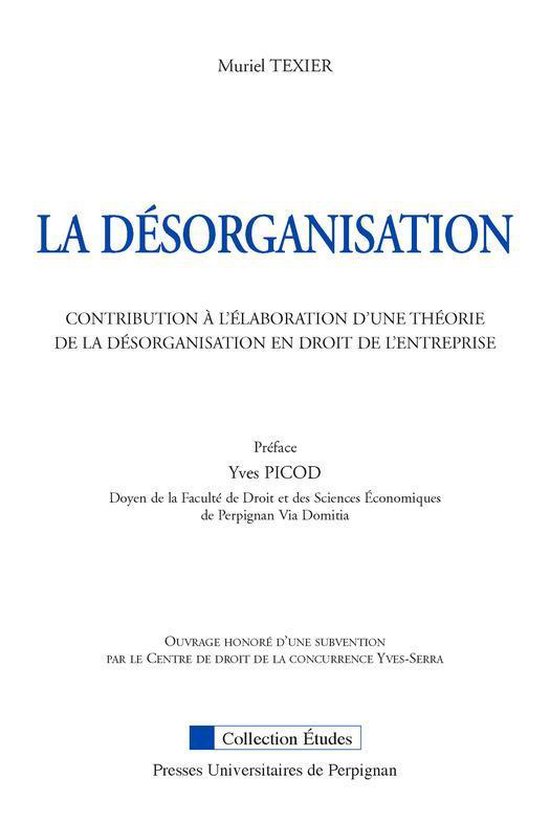 Études - La désorganisation