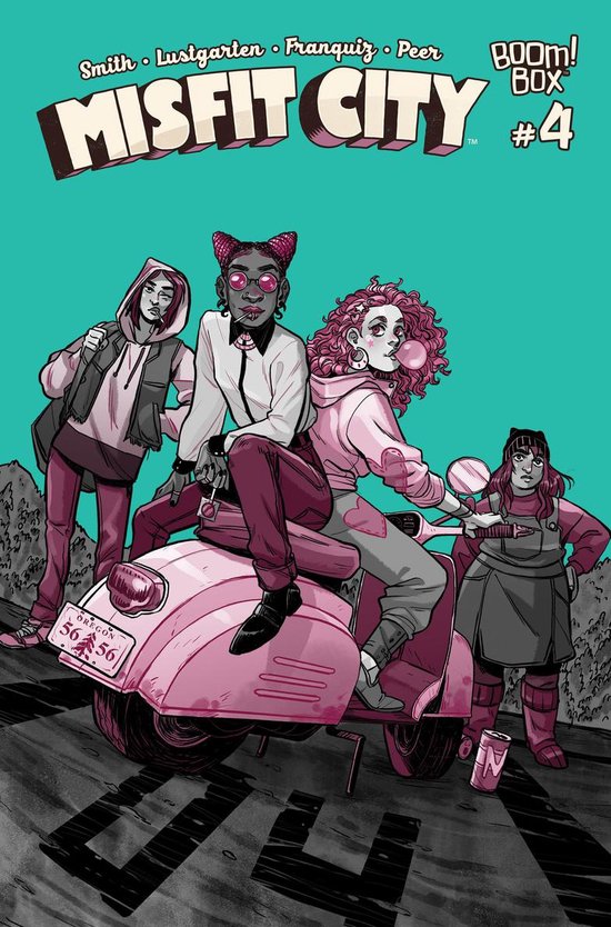 Misfit City 4 - Misfit City #4 - cover
