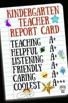 Kindergarten Teacher Report Card