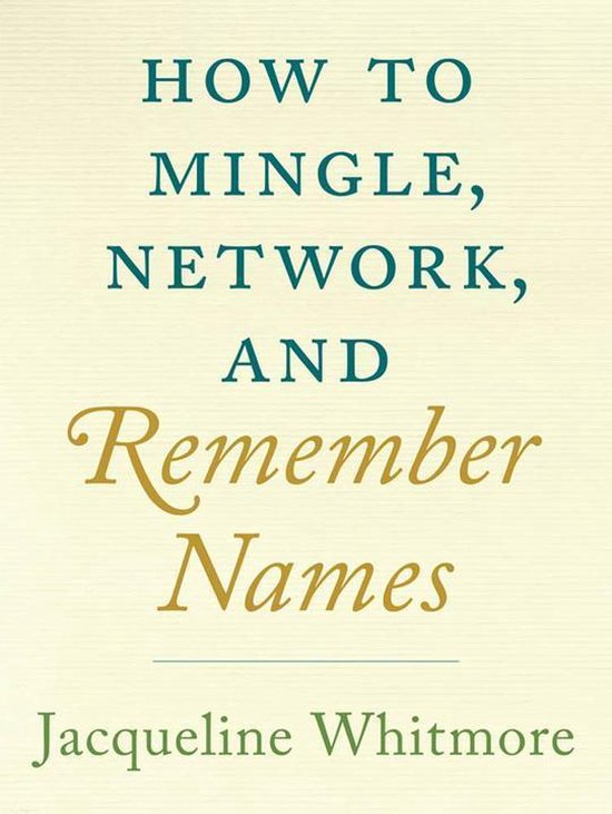 How to Mingle, Network, and Remember Names - cover