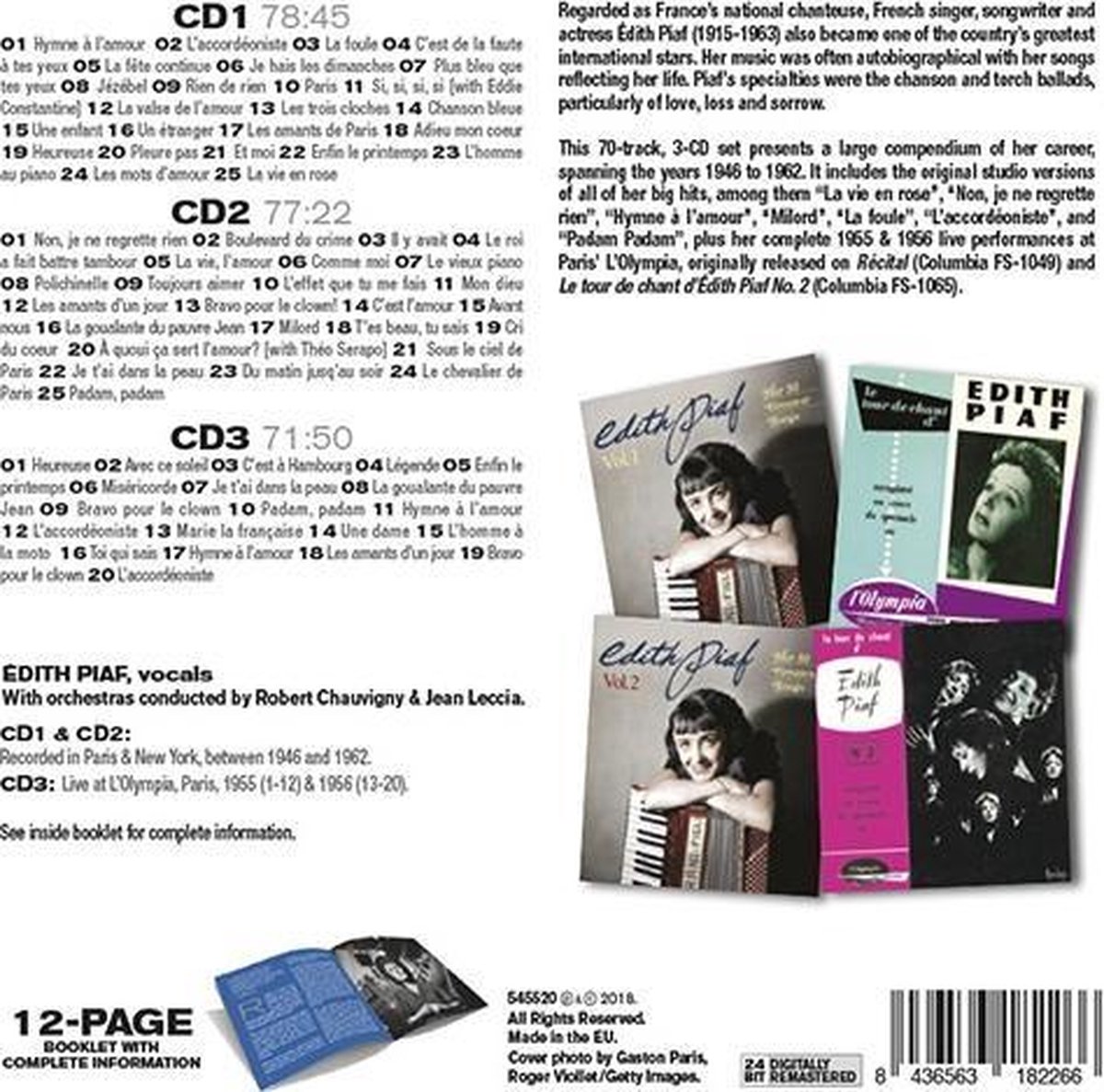 Essential Original Albums, Edith Piaf | CD (album) | Muziek | bol.com