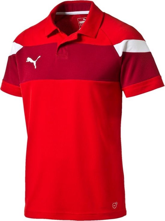 Puma Poloshirt - puma red-white - 128