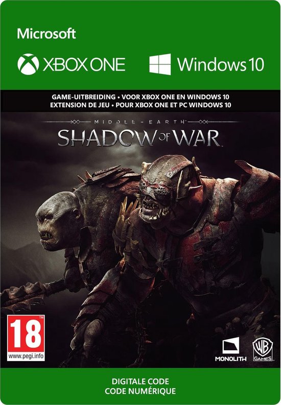 Middle-earth: Shadow of War - Nemesis Expansion: Outlaw Tribe - Xbox One / Windows 10 - Warner Bros. Games