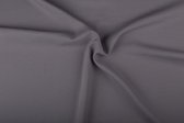 Texture/polyester stof - Grijs - 25 meter