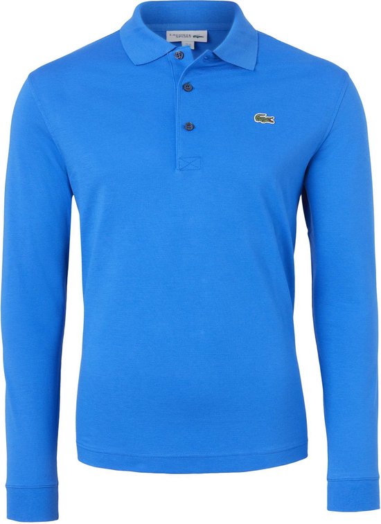 Lacoste Sport polo lange mouwen Regular Fit, kobalt blauw (ultra  lightweight knit) | bol