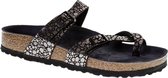 Birkenstock Mayari Dames Slippers Regular fit - Zilver/Zwart - Maat 35