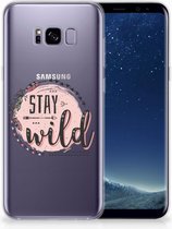 Geschikt voor Samsung Galaxy S8 Plus TPU siliconen Hoesje Boho Stay Wild