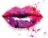 Patrice Murciano - Fotobehang Lippen - b366 x h253 cm - Multicolor