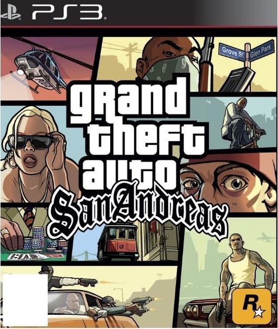 Sony Grand Theft Auto: San Andreas, PS3 Standaard PlayStation 3