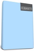 Flanel hoeslaken  Blauw - 90 x 200 cm  - Blauw