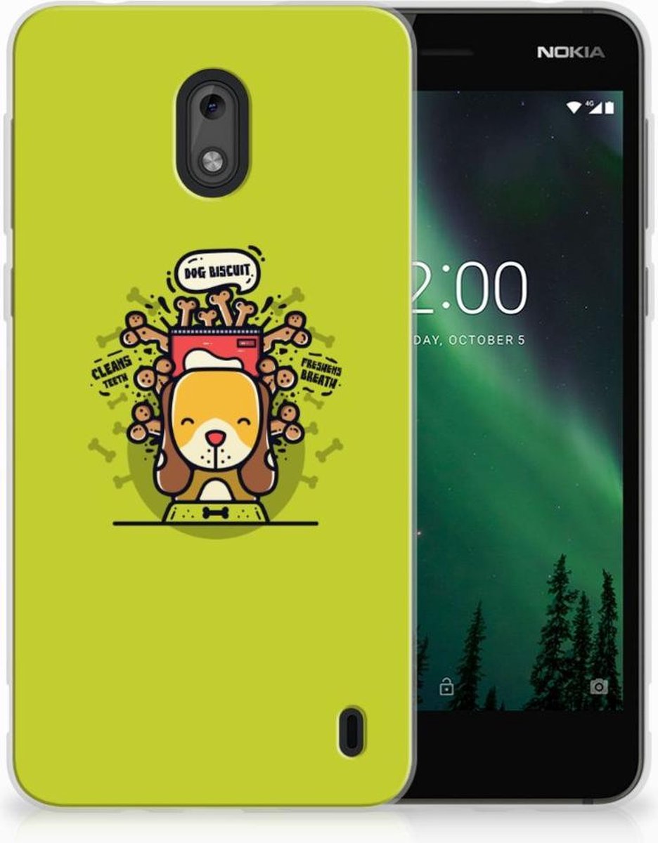 Nokia 2 Telefoonhoesje met Naam Doggy Biscuit