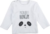 Plum Plum Hungry Panda T-shirt White Mt 50/56
