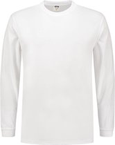 Tricorp - UV-shirt Longsleeve Voor Volwassenen - Cooldry - Wit - maat 4XL