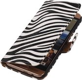HTC One Me Zebra Bookstyle Wallet Cover - Cover Case Hoes