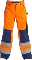 FE Engel Safety+ Broek 2235-835 - Oranje/Marine 1006 - 54