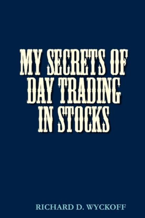 My secrets of day trading in stocks - cover