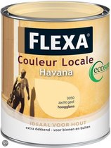 Flexa Couleur Locale Hoogglans Watergedragen Havana 0,75 L 2550 Nuance Geel
