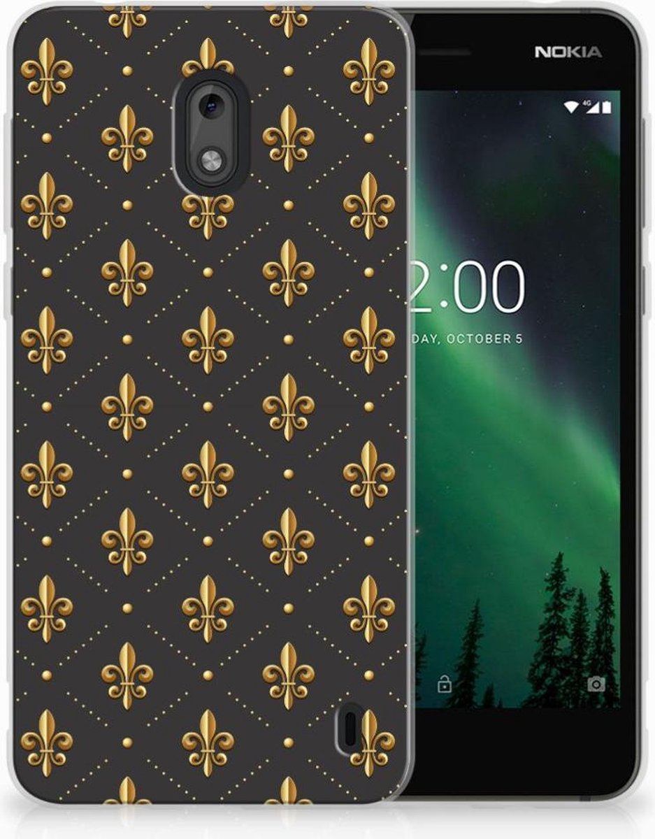 Nokia 2 TPU bumper Franse Lelie