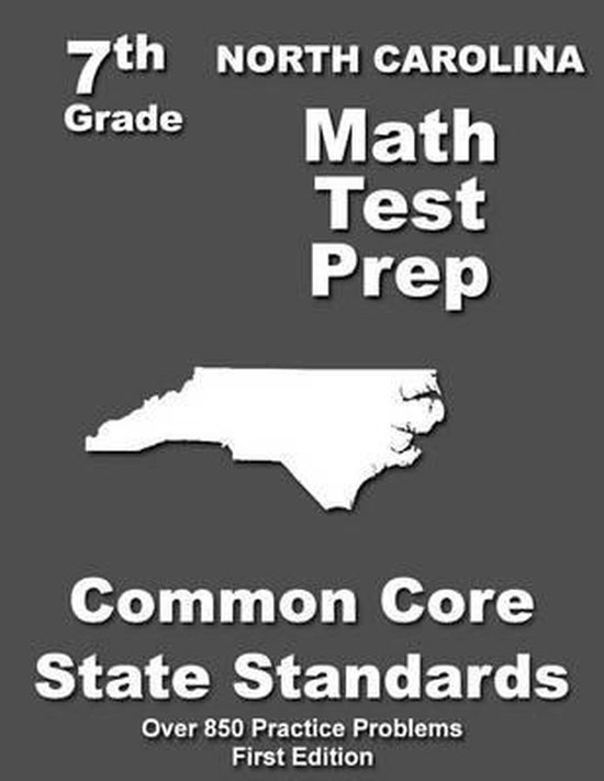 North Carolina 7th Grade Math Test Prep - cover