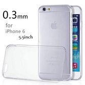 Siliconen Ultra Dun Gel TPU geschikt voor Apple iPhone 6 Plus Hoesje Transparant  Waterproof| Anti-Slip | Schokbestendig