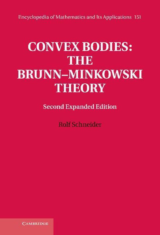 Encyclopedia of Mathematics and its Applications 151 - Conve ... - cover