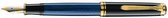 Pelikan Souverän M400 - Vulpen - Extra Fijne penpunt - Zwart/Blauw