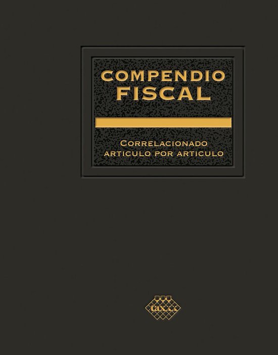 Compendio Fiscal correlacionado artículo por artículo 2019 - cover
