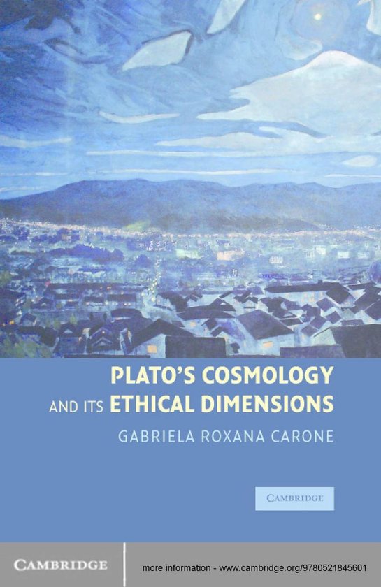 Plato's Cosmology and its Ethical Dimensions - cover