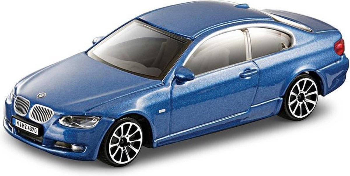 Voiture miniature BMW 335i berline noire 19 x 7 x 6 cm - Échelle 1:24 -  Voiture