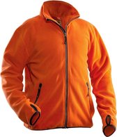 Jobman Fleece Vest Heren Oranje - Maat XS