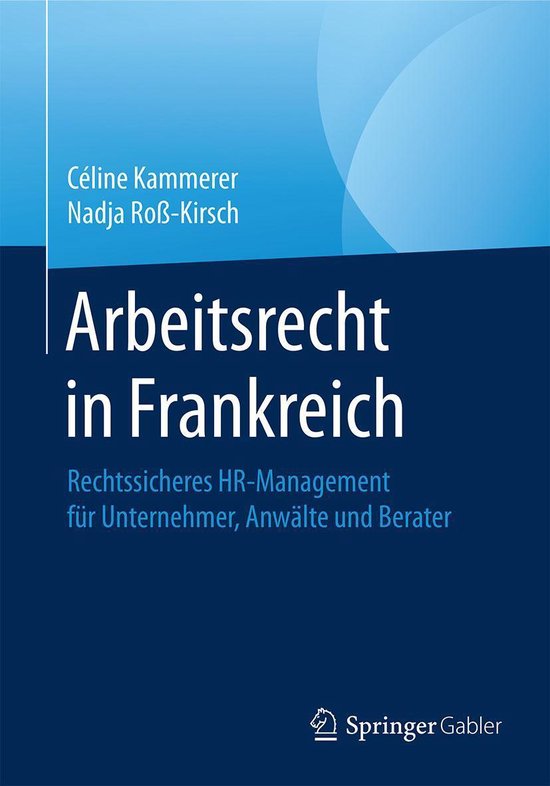 Arbeitsrecht in Frankreich - cover