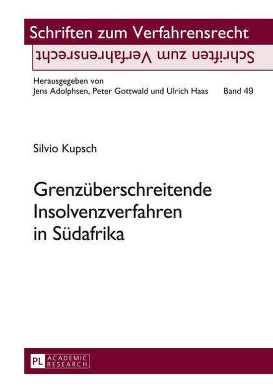 Schriften zum Verfahrensrecht 49 - Grenzueberschreitende Ins ... - cover