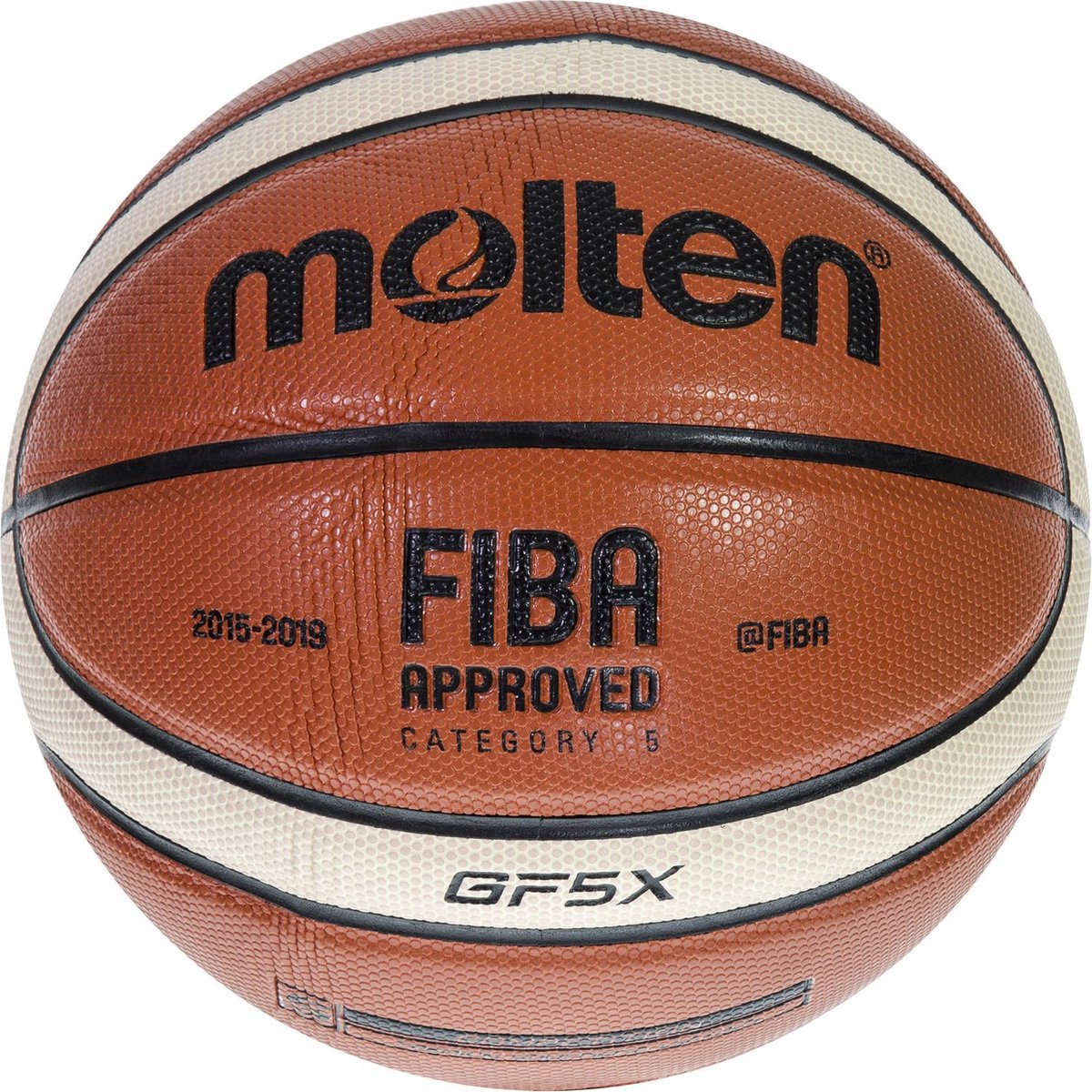 Molten BasketbalKinderen en volwassenen - oranje/wit/zwart