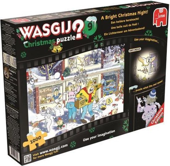 Wasgij Christmas 9 Een Heldere Kerstnacht puzzel - 1000 stukjes | bol.com
