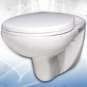 toilet hang-wc incl. toiletdeksel met automatische daling wit
