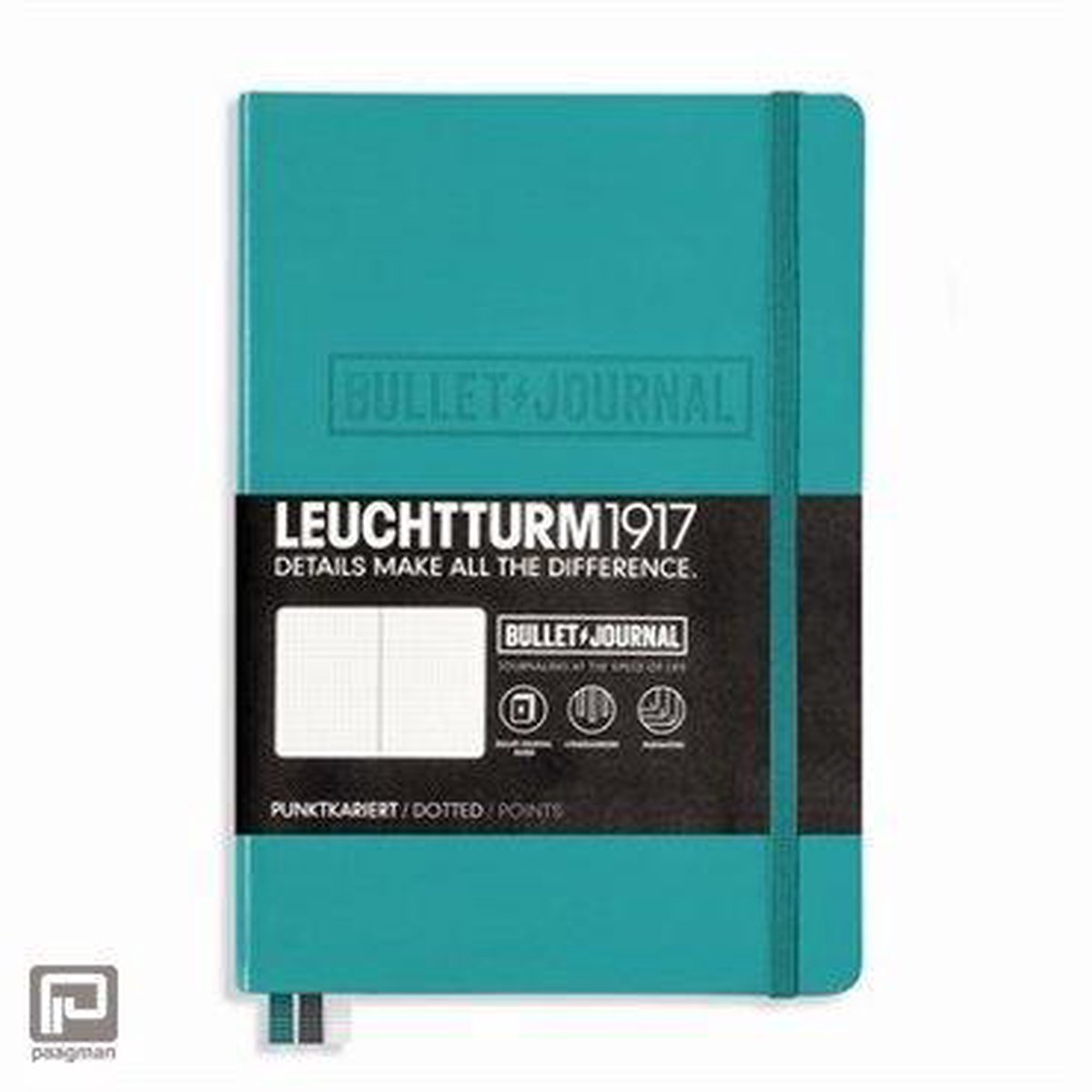 Leuchtturm1917 Bullet Journal notitieboek - A5 - Emerald Groen